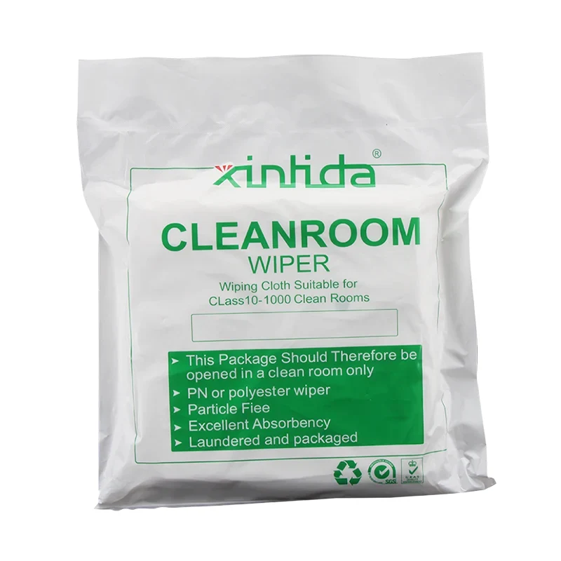 6x6 Cleanroom Nonwoven Polyester Wiper